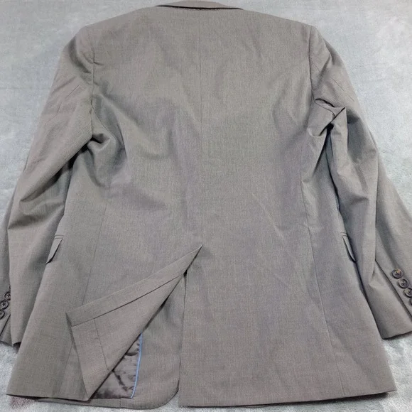 Brooks Brothers BrooksCool 42R Fitzgerald Full Canvas Half Lined‎ Blazer Taupe